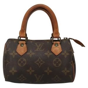 Louis Vuitton Nano Speedy Brown Canvas handbag